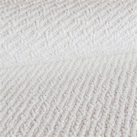 white textured upholstery fabric